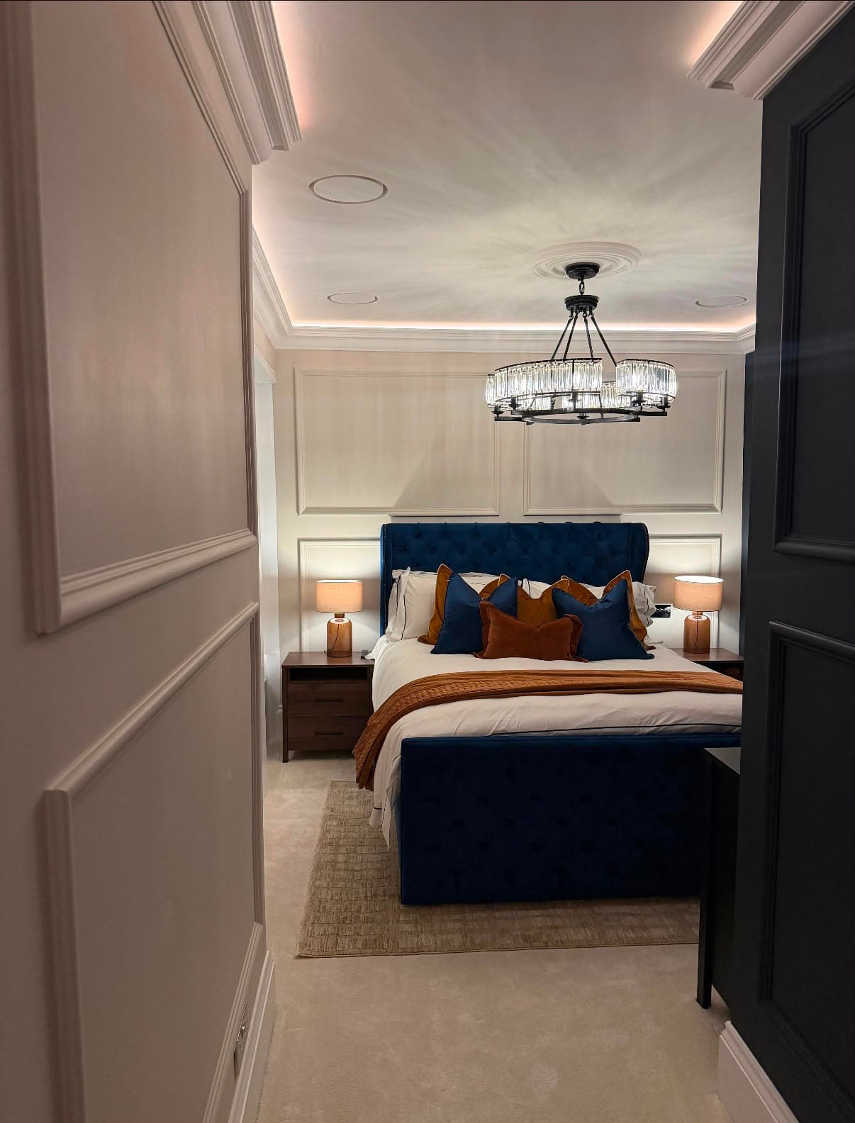 the panelled bedroom — carpentry showcase
